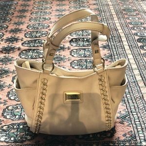 Nicole by Nicole Miller Cream Color Handbag